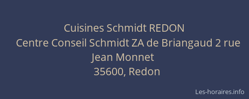 Cuisines Schmidt REDON