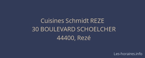 Cuisines Schmidt REZE