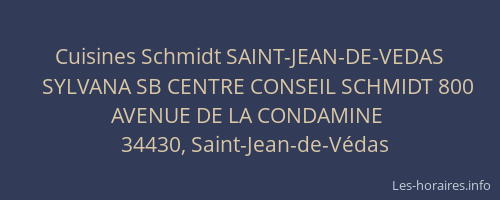 Cuisines Schmidt SAINT-JEAN-DE-VEDAS