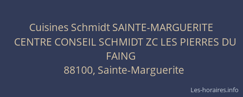 Cuisines Schmidt SAINTE-MARGUERITE