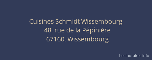 Cuisines Schmidt Wissembourg