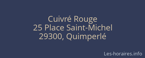 Cuivré Rouge