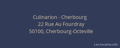 Culinarion - Cherbourg