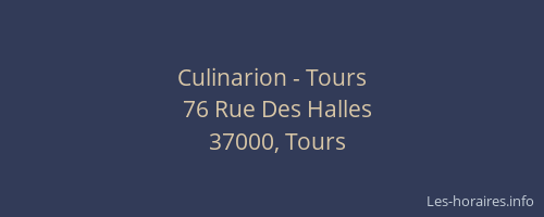 Culinarion - Tours