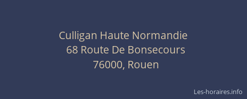 Culligan Haute Normandie