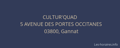 CULTUR'QUAD