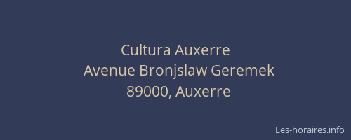 Cultura Auxerre