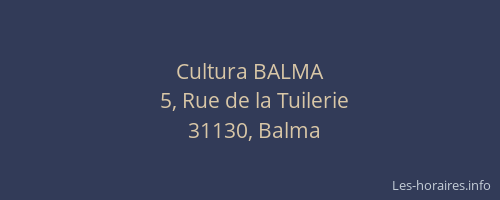 Cultura BALMA