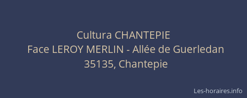 Cultura CHANTEPIE