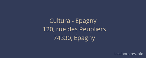 Cultura - Epagny