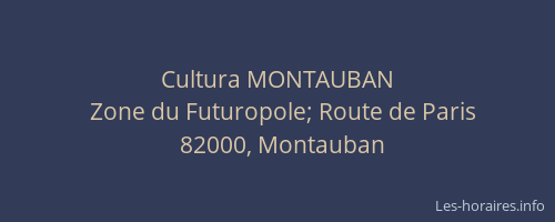 Cultura MONTAUBAN