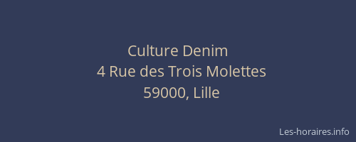 Culture Denim