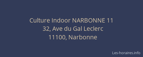 Culture Indoor NARBONNE 11