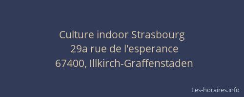 Culture indoor Strasbourg