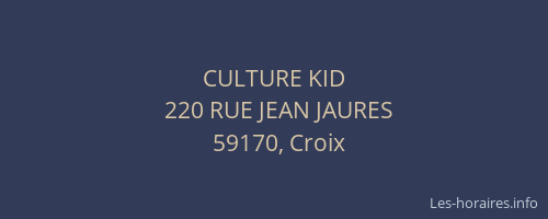 CULTURE KID