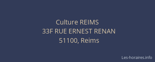 Culture REIMS