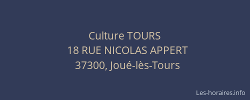 Culture TOURS