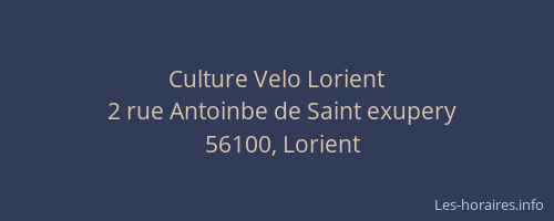 Culture Velo Lorient