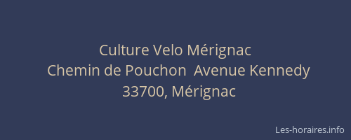 Culture Velo Mérignac