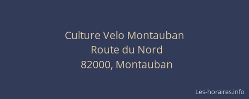 Culture Velo Montauban