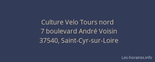 Culture Velo Tours nord