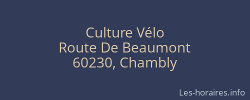 Culture Vélo