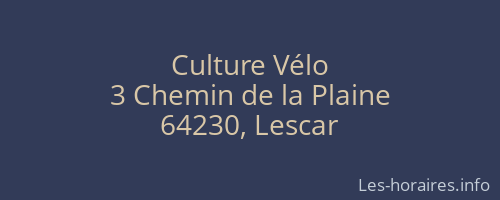 Culture Vélo