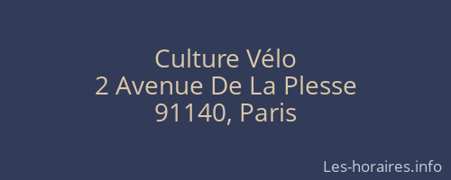 Culture Vélo