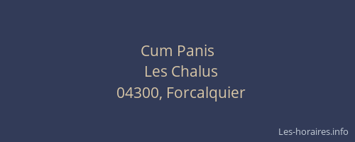 Cum Panis