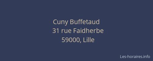 Cuny Buffetaud