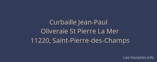 Curbaille Jean-Paul