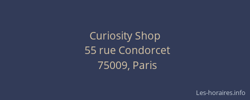 Curiosity Shop