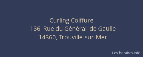 Curling Coiffure