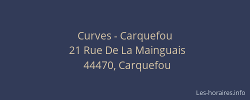 Curves - Carquefou