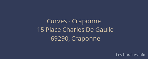 Curves - Craponne