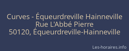 Curves - Équeurdreville Hainneville