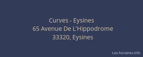 Curves - Eysines