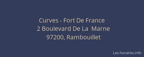 Curves - Fort De France