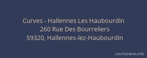 Curves - Hallennes Les Haubourdin