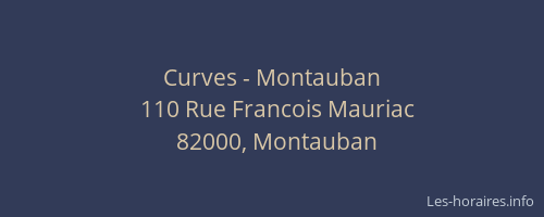 Curves - Montauban