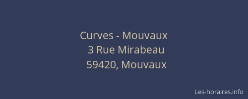 Curves - Mouvaux