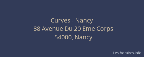 Curves - Nancy