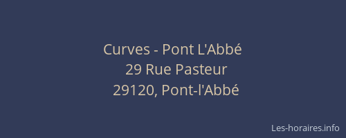 Curves - Pont L'Abb&eacute;