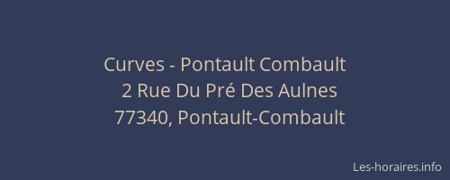 Curves - Pontault Combault