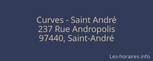Curves - Saint André