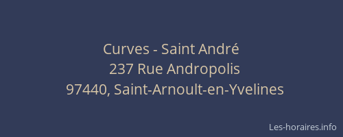 Curves - Saint Andr&eacute;