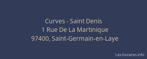 Curves - Saint Denis