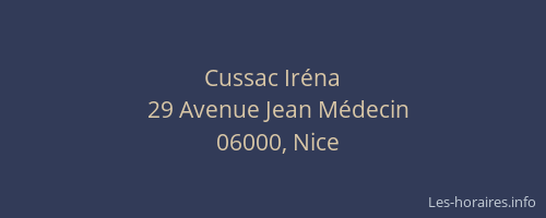 Cussac Iréna