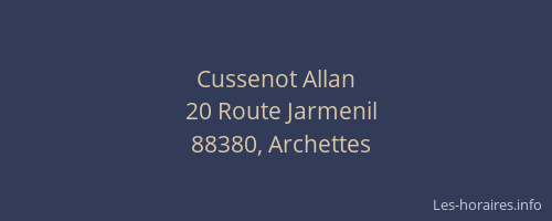 Cussenot Allan