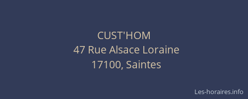 CUST'HOM